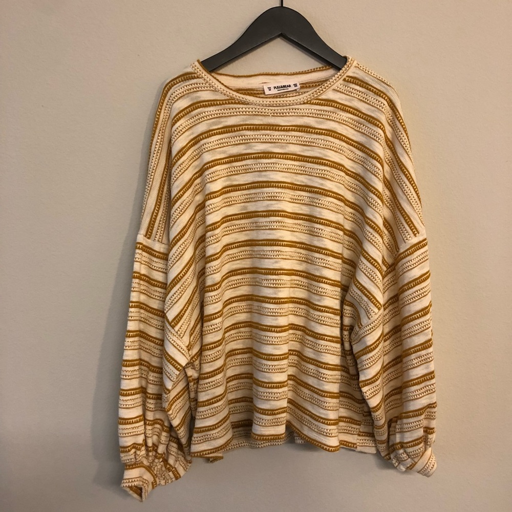 Yellow striped top